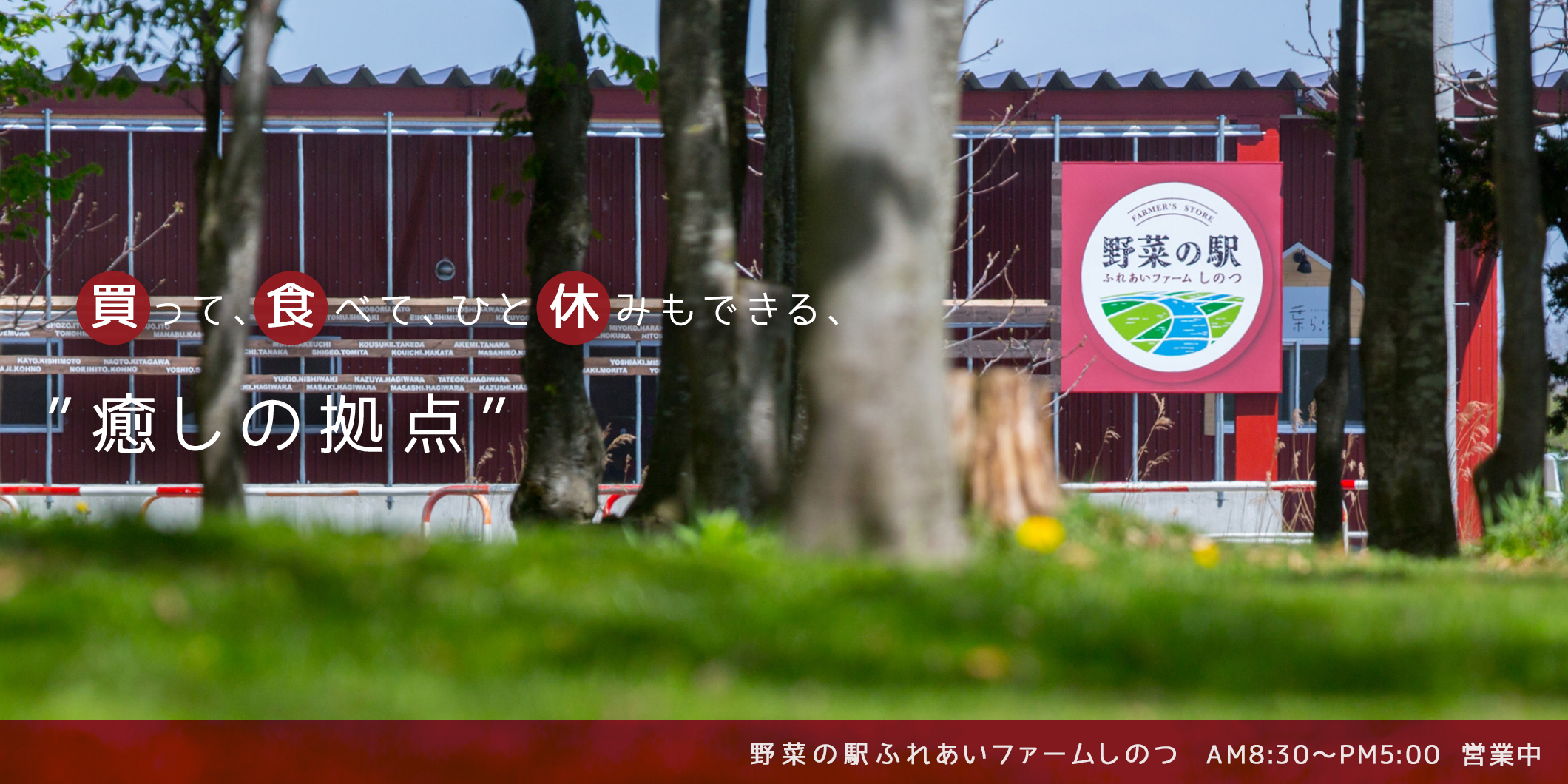 野菜の駅ふれあいファームしのつ